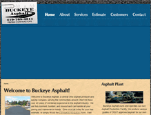 Tablet Screenshot of buckeyeasphalt.com